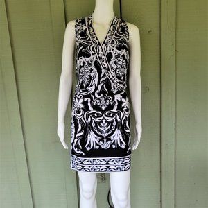 WHITE HOUSE BLACK MARKET Slinky Blouson Dress S